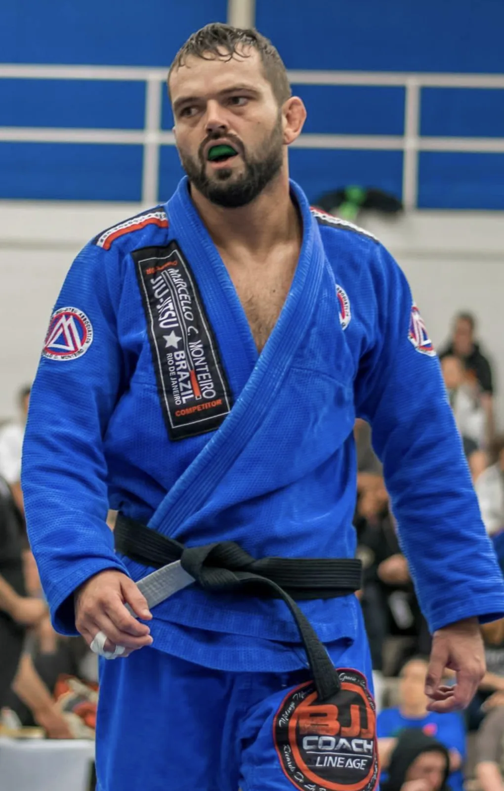 Coach Jon Correa competing